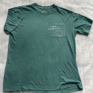 PacSun green smiley tee